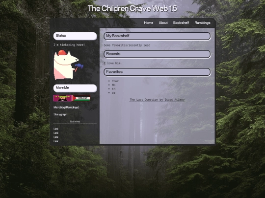 bookshelf screenshot
