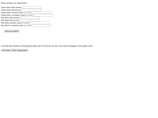 tablefetch screenshot