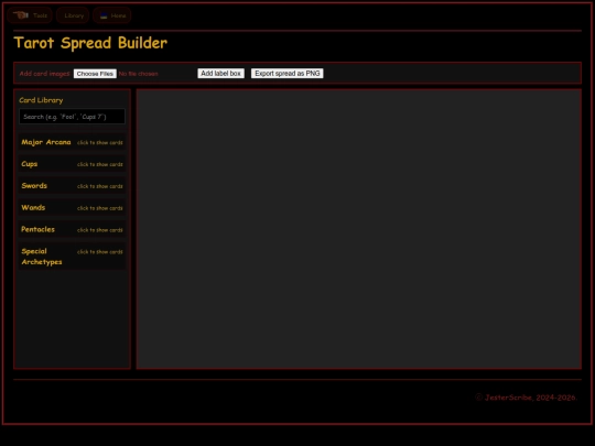 tools/tarot_spread_builder screenshot