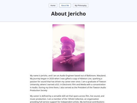 aboutme screenshot