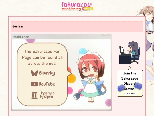 socials screenshot