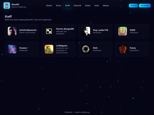 staff screenshot