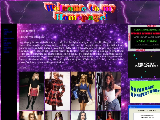 fashion screenshot