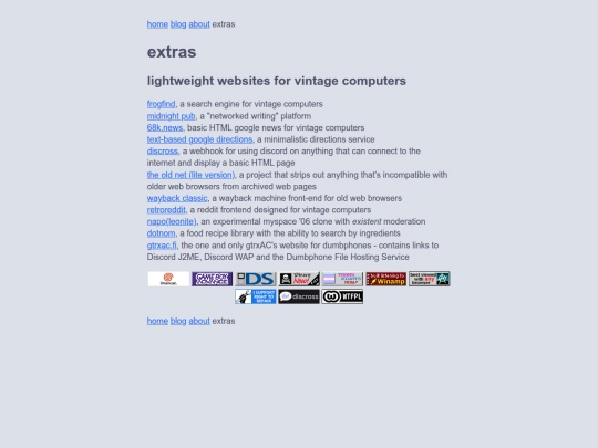 extras screenshot