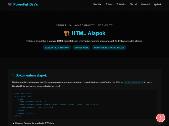 html-tutorial screenshot