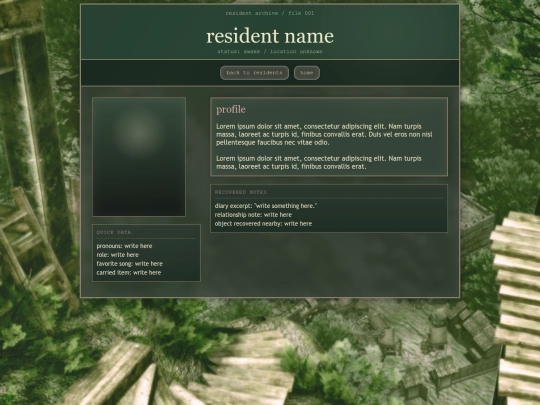 resident-005 screenshot