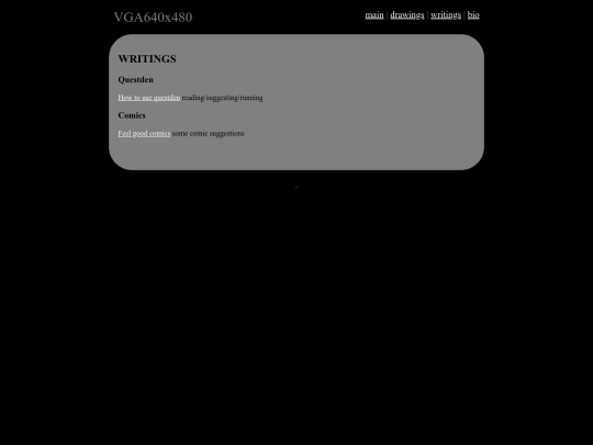 writings screenshot
