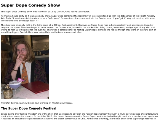 comedy screenshot