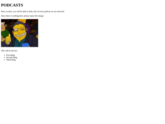 podcasts screenshot
