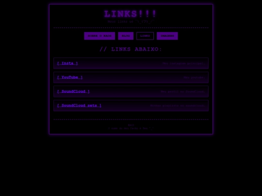 links screenshot