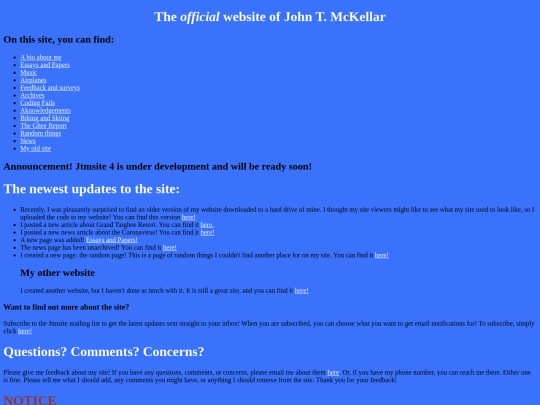 Jtmsite3 screenshot