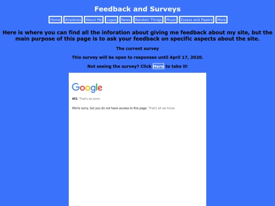 feedbacksurveys screenshot