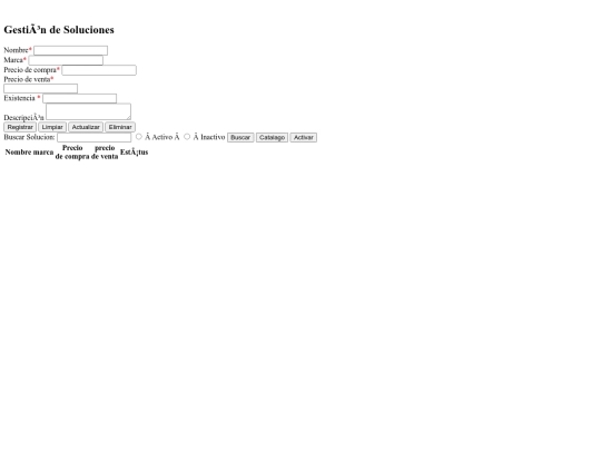 modules/moduloSoluciones/view_Soluciones screenshot
