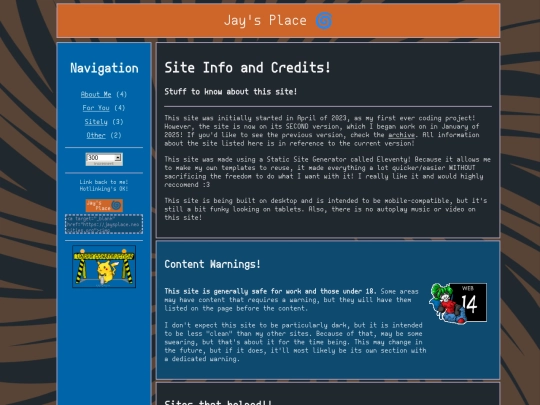 siteinfo screenshot