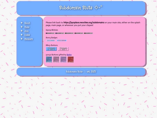 subdomains/codes screenshot