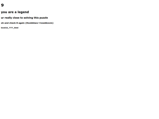 level9_goodjobonsolvingthispuzzleuractuallythegoat_html screenshot