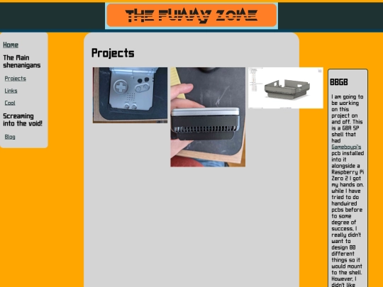 Projects screenshot