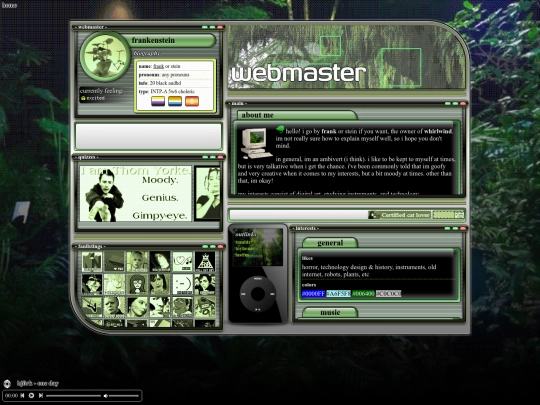 webmaster screenshot