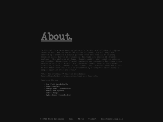 html/about screenshot