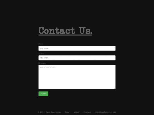 html/contact screenshot