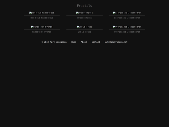 html/fractals screenshot
