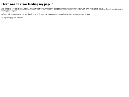 not_found screenshot