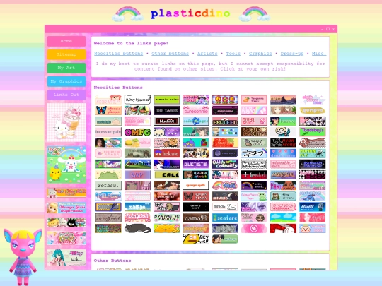 links screenshot