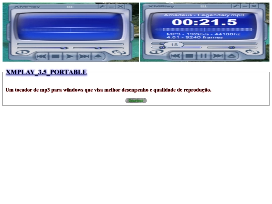 windows/programas/xmplay screenshot