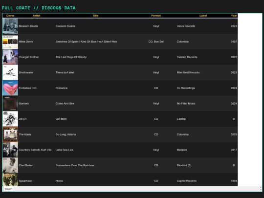 collection screenshot