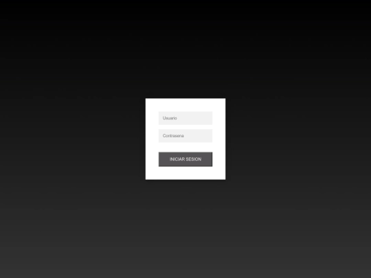 login screenshot