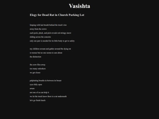 poetry/elegy_for_dead_rat screenshot