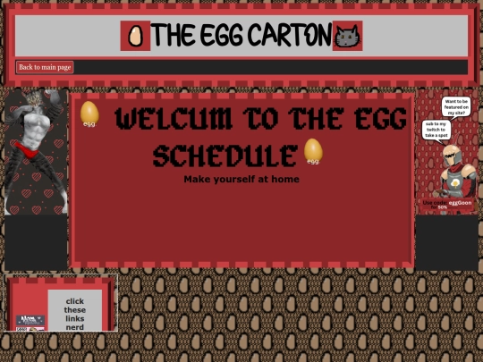 pages/eggSchedule screenshot