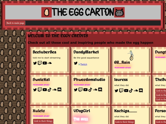 pages/eggyCredits screenshot