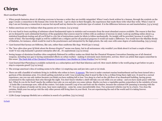 pages/chirps screenshot