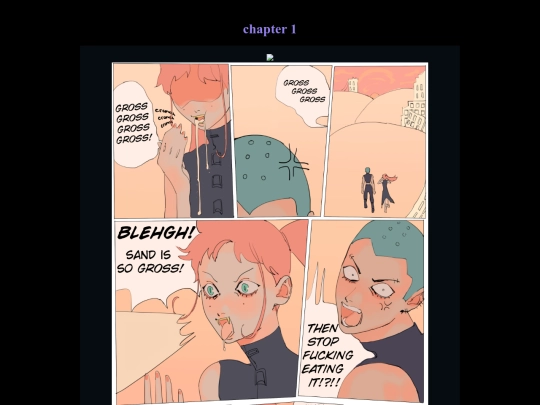 comic/chapter1 screenshot