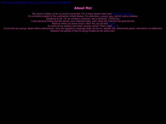 aboutMe screenshot