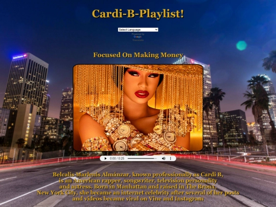 CardiBPlaylist screenshot