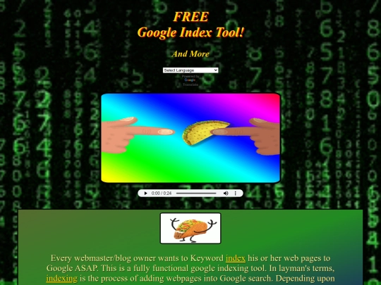 FREEGoogleIndexTool screenshot