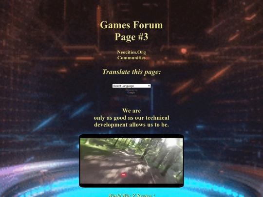 GamesForumPage3 screenshot