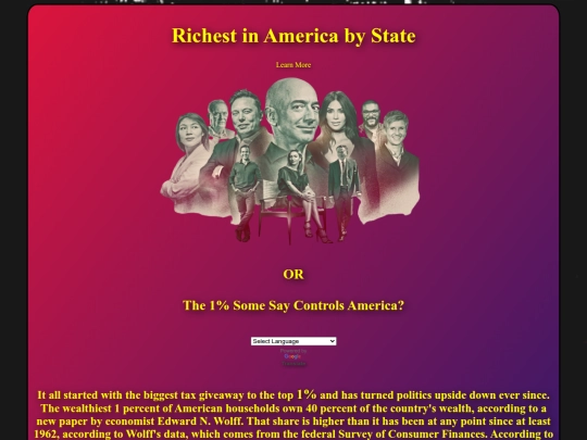 RichestInAmericaByState screenshot