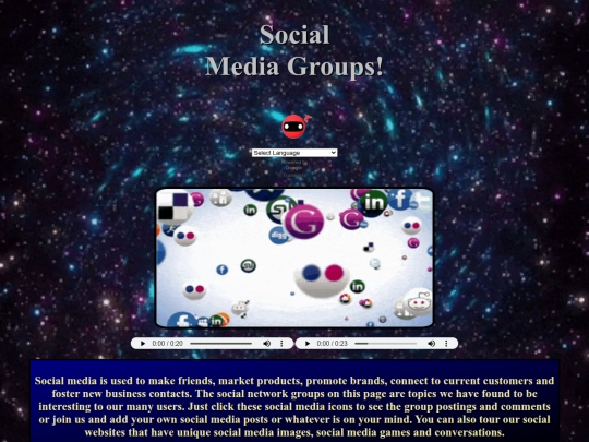 SocialMediaGroups screenshot