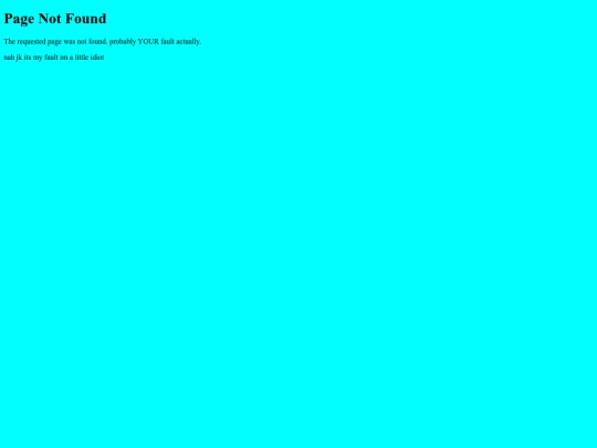 not_found screenshot