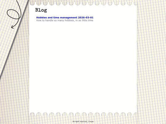 blog screenshot