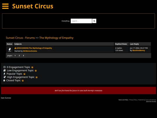 circus/mythology screenshot