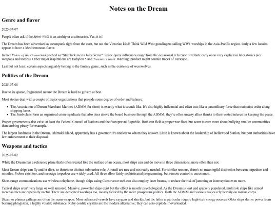 writing/dream/notes screenshot