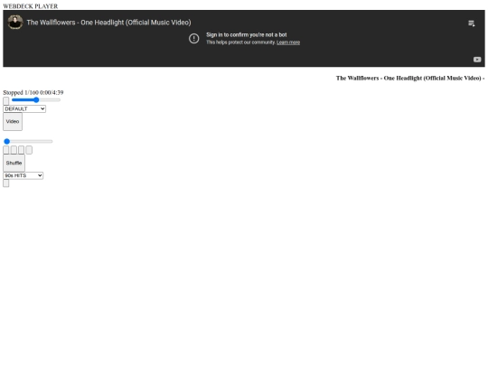 webdeck-player screenshot