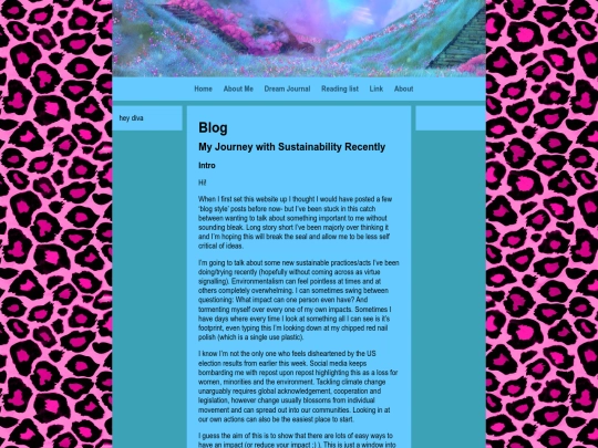 blog screenshot