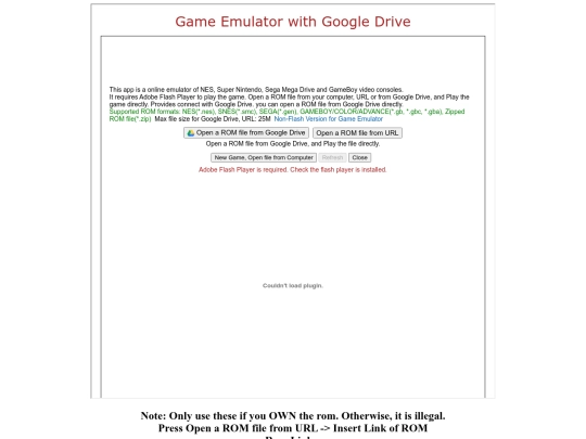 emulator screenshot
