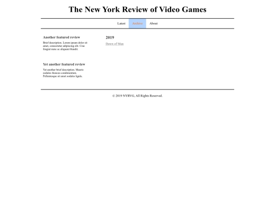 archive screenshot
