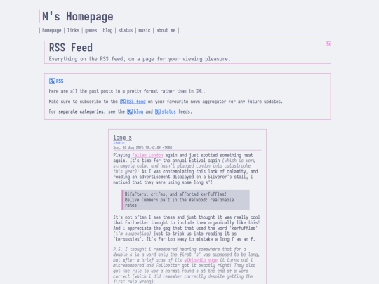 rss screenshot
